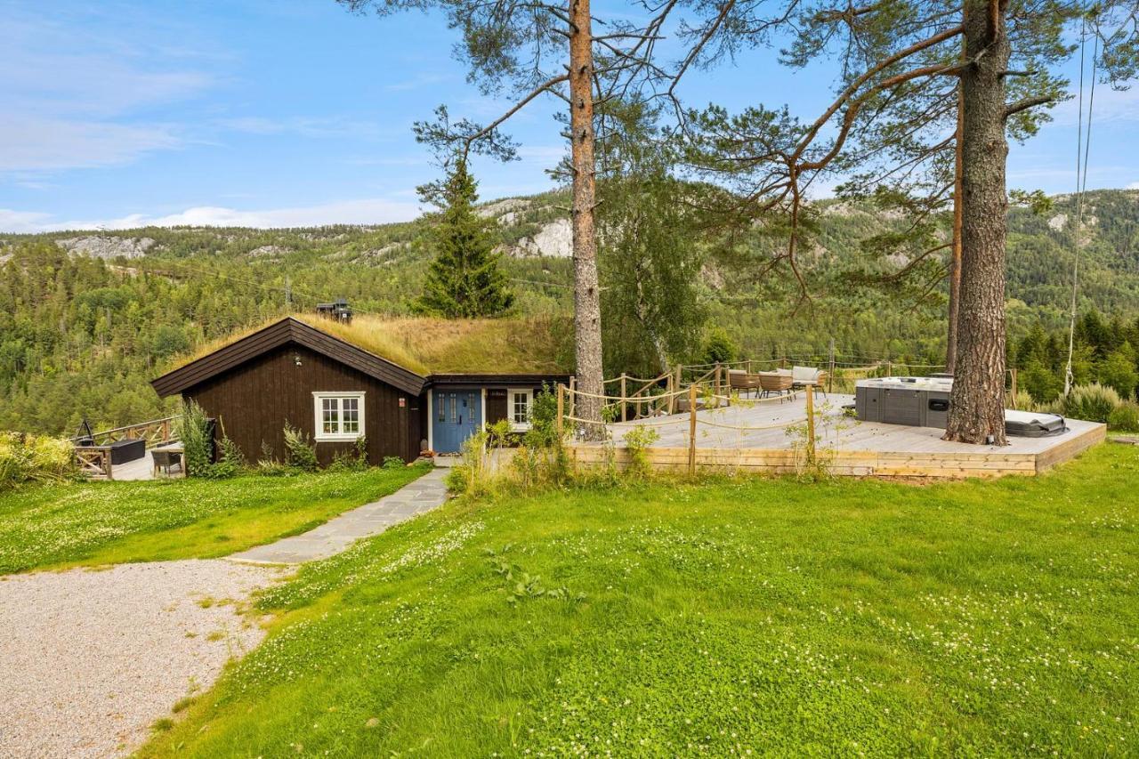 LonaLibeli- Panoramaview Towards Gaustadtoppen- Jacuzzi别墅 外观 照片