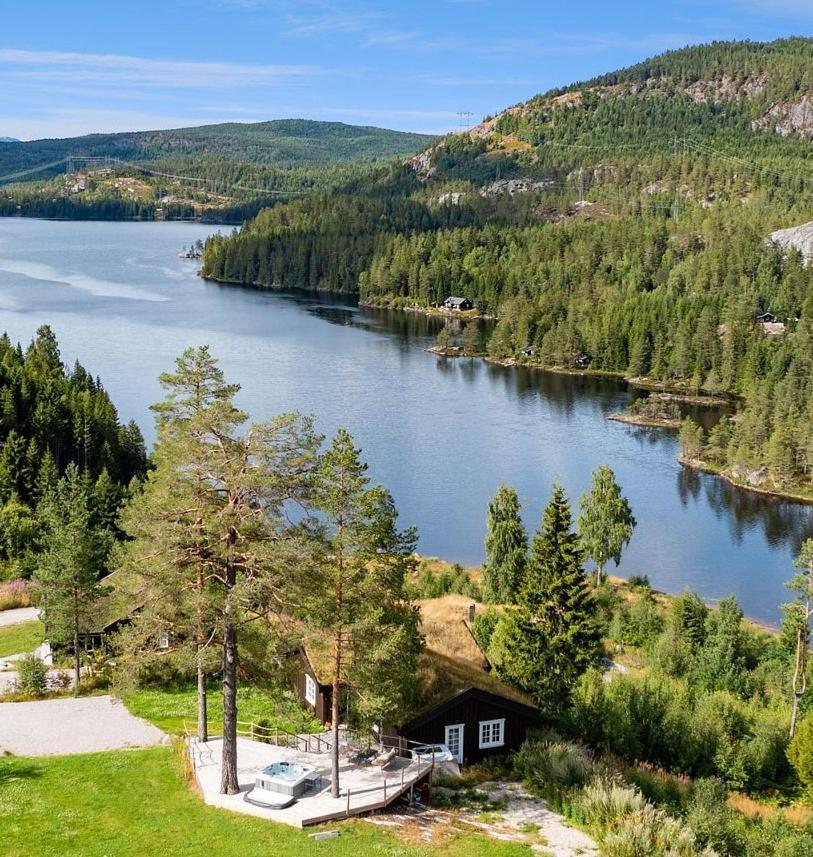 LonaLibeli- Panoramaview Towards Gaustadtoppen- Jacuzzi别墅 外观 照片